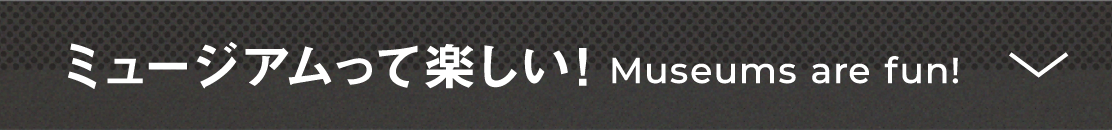 ミュージアムって<br>楽しい！